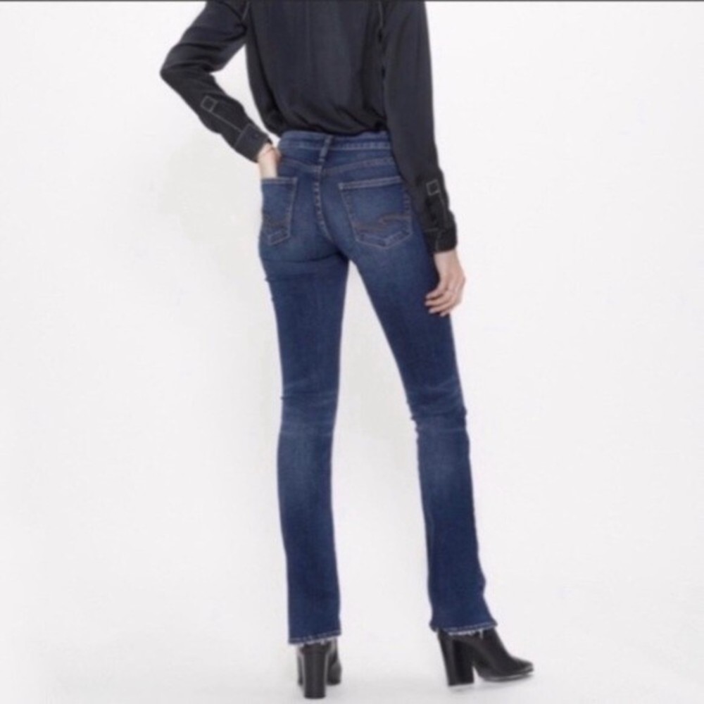 Silver Aiko Bootcut Med Wash Women’s Blue Jeans